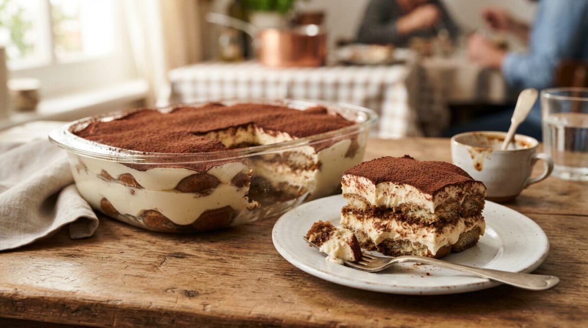 Bolo Tiramisù: receita cremosa com café, chocolate e cream cheese