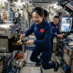 Estação espacial chinesa ganha primeira air fryer projetada para o espaço