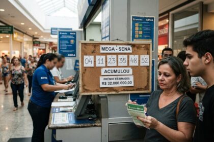 Mega-Sena acumula e pagará R$ 32 milhões na terça; confira dezenas