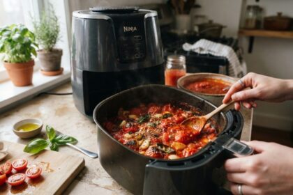 Molho de tomate na airfryer: fácil, caseiro e cheio de sabor