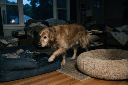 O lugar onde seu cachorro dorme pode explicar por que ele troca de cama várias vezes durante a noite