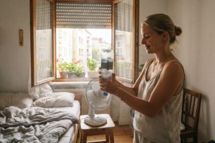 O truque alemão para refrescar o quarto sem usar ar condicionado: você só precisa de uma garrafa